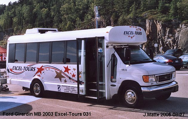 BUS/AUTOBUS: Girardin MB 2003 Excel-Tour