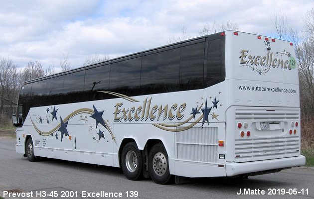 BUS/AUTOBUS: Prevost H3-45 2001 Excellence
