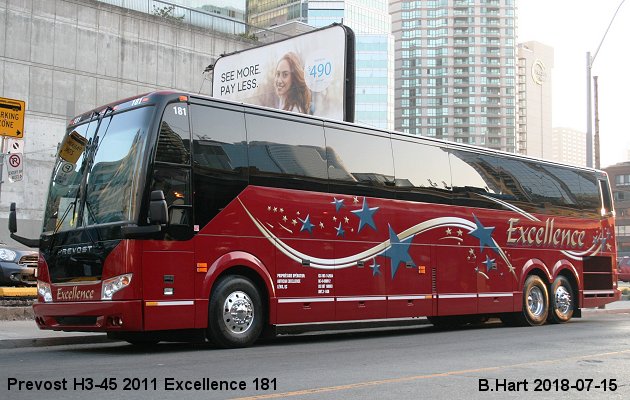 BUS/AUTOBUS: Prevost H3-45 2011 Excellence