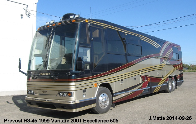 BUS/AUTOBUS: Prevost H3-45 Vantare 1999 Excellence