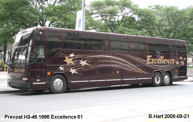 BUS/AUTOBUS: Prevost H3-45 1996 Excellence