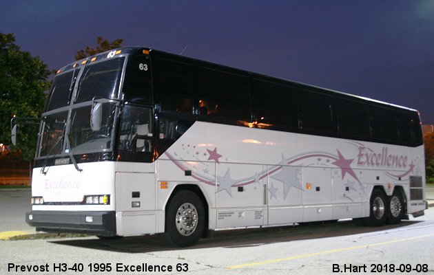BUS/AUTOBUS: Prevost H3-40 1995 Excellence