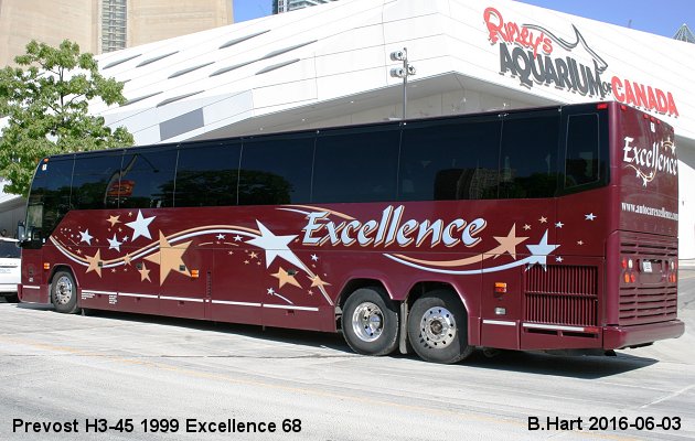 BUS/AUTOBUS: Prevost H3-45 1999 Excellence