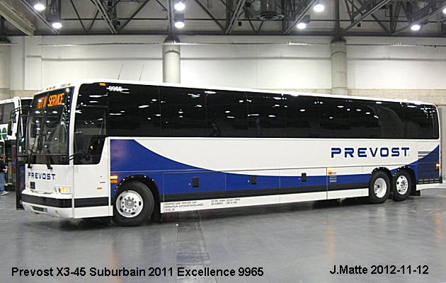 BUS/AUTOBUS: Prevost X3-45 2011 Excellence