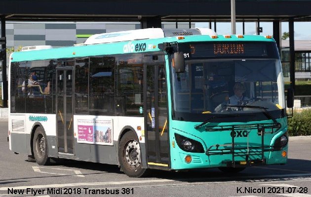 BUS/AUTOBUS: New Flyer MiDi 2018 Transbus
