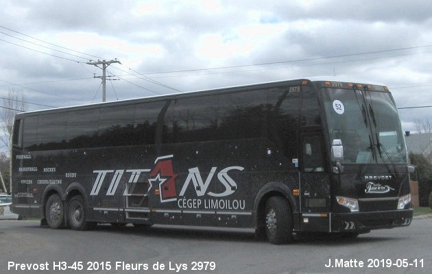 BUS/AUTOBUS: Prevost H3-45 2015 Fleurs de Lys