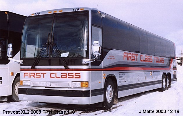 BUS/AUTOBUS: Prevost XL-2 2003 First Class