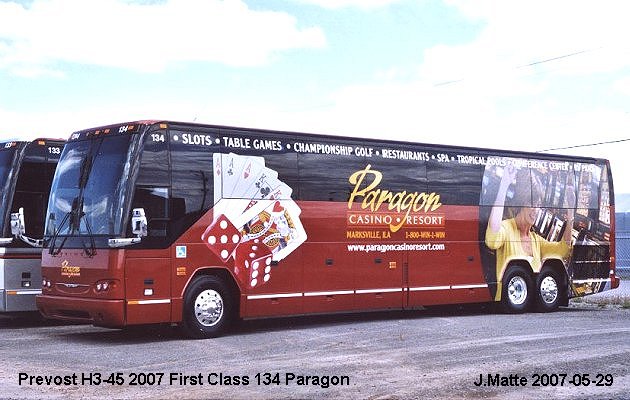 BUS/AUTOBUS: Prevost H3-45 2007 First Class