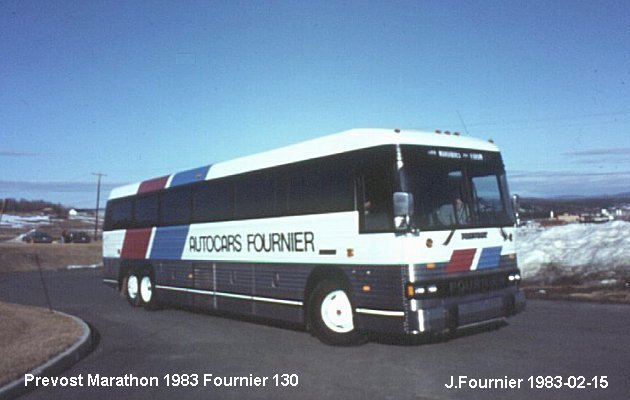 BUS/AUTOBUS: Prevost Marathon 1983 Fournier