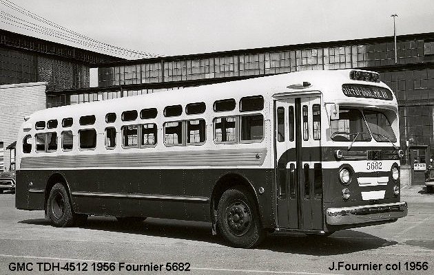 BUS/AUTOBUS: GMC TDH-4512 1956 Fournier