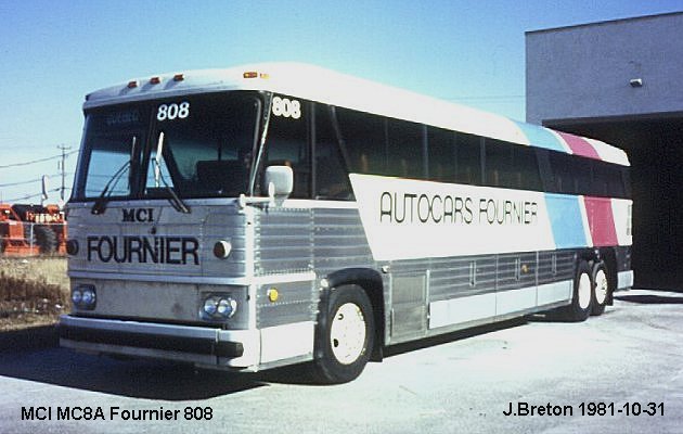 BUS/AUTOBUS: MCI MC 8 A 1977 Fournier