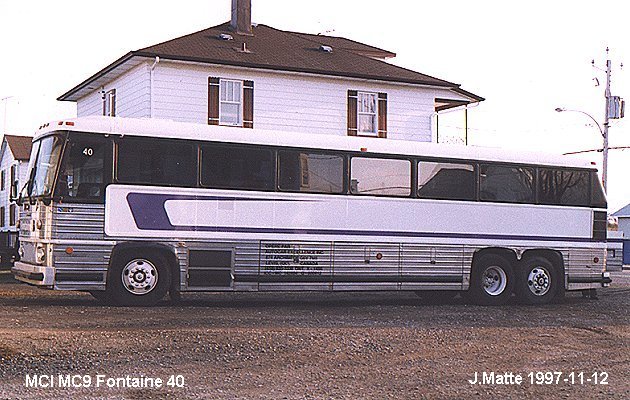 BUS/AUTOBUS: MCI MC 9 1984 Fontaine