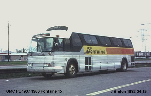 BUS/AUTOBUS: GMC PD 4107 1966 Fontaine