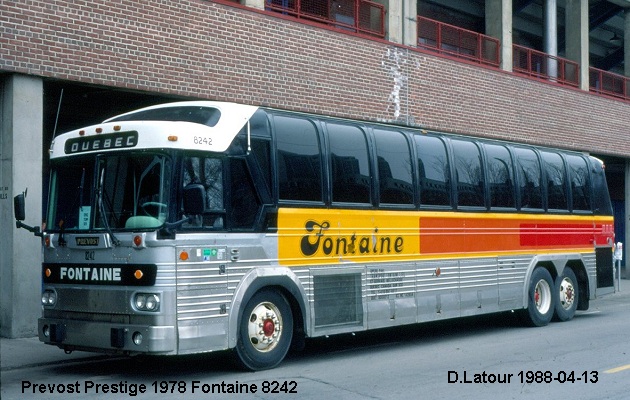 BUS/AUTOBUS: Prevost Prestige 1978 Fontaine