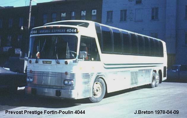 BUS/AUTOBUS: Prevost Prestige 1978 Fortin-Poulin