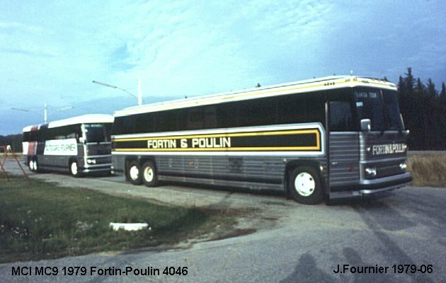 BUS/AUTOBUS: MCI MC 9 1979 Fortin-Poulin