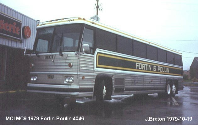 BUS/AUTOBUS: MCI MC 9 1979 Fortin-Poulin