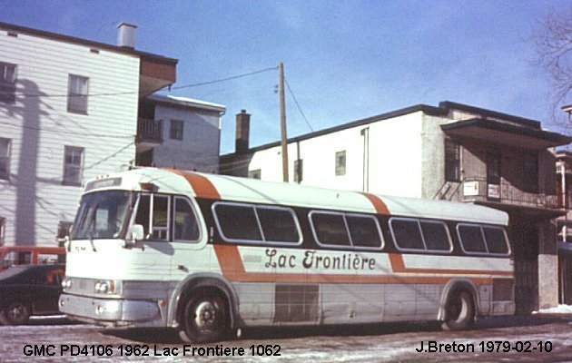 BUS/AUTOBUS: GMC PD 4106 1962 Lac Frontiere Autobus