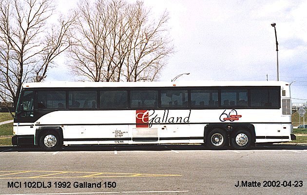 BUS/AUTOBUS: MCI 102DL3 1992 Galland