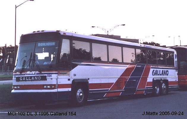 BUS/AUTOBUS: MCI 102DL3 1995 Galland