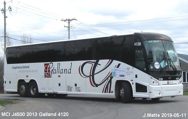 BUS/AUTOBUS: MCI J4500 2013 Galland