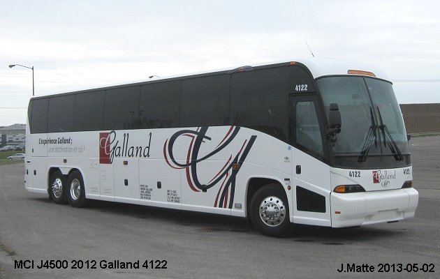 BUS/AUTOBUS: MCI J4500 2012 Galland