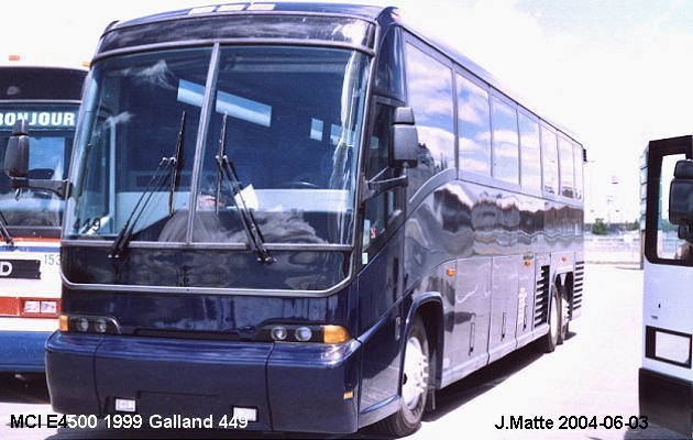 BUS/AUTOBUS: MCI E4500 1999 Galland