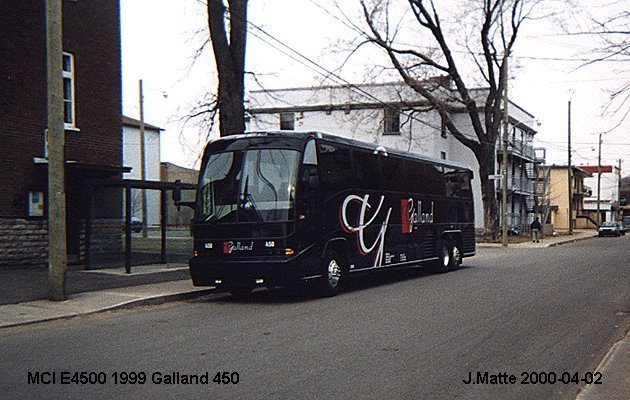 BUS/AUTOBUS: MCI E4500 1999 Galland