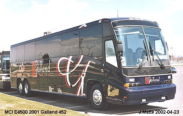 BUS/AUTOBUS: MCI E4500 2001 Galland