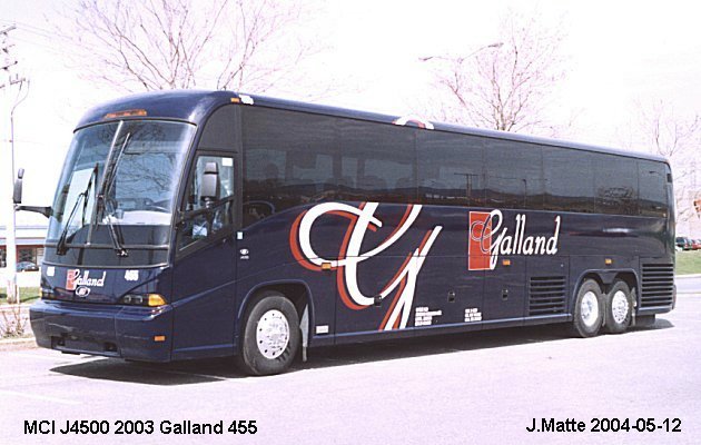 BUS/AUTOBUS: MCI J4500 2003 Galland