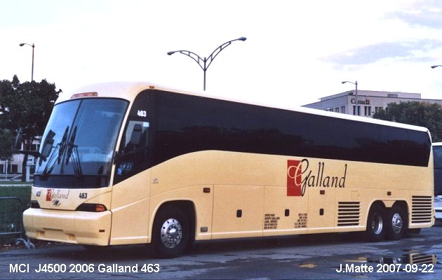 BUS/AUTOBUS: MCI J4500 2006 Galland