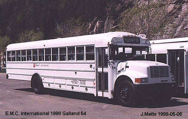 BUS/AUTOBUS: E.M.C. Coach 1998 Galland