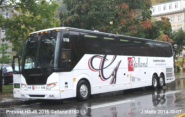 BUS/AUTOBUS: Prevost H3-45 2015 Galland