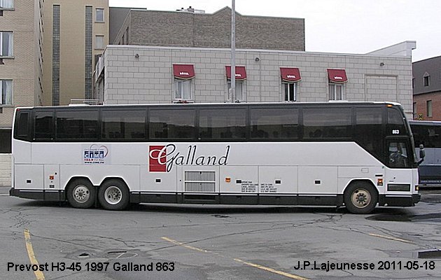 BUS/AUTOBUS: Prevost H3-45 1997 Galland