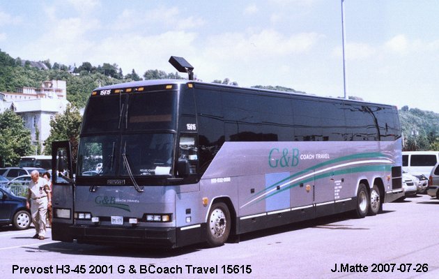 BUS/AUTOBUS: Prevost H3-45 2001 G & B coach