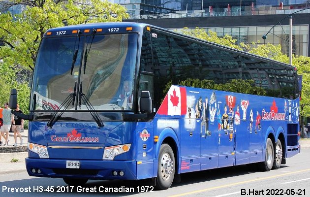 BUS/AUTOBUS: Prevost H3-45 2017 Great Canadian