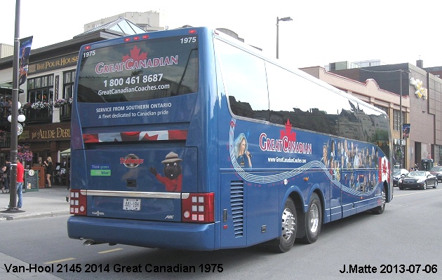 BUS/AUTOBUS: Van Hool 2145 2014 Great Canadian