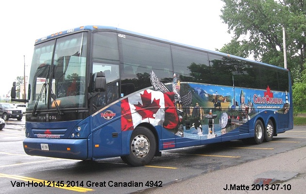 BUS/AUTOBUS: Van Hool 2145 2014 Great Canadian