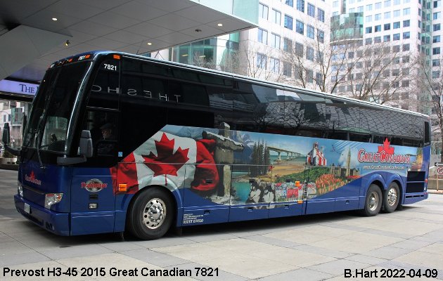 BUS/AUTOBUS: Prevost H3-45 2015 Great Canadian