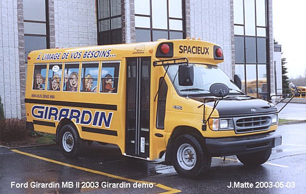 BUS/AUTOBUS: Girardin MB II 2003 Girardin