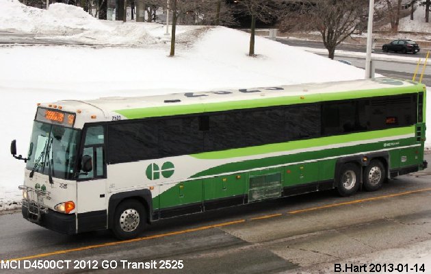BUS/AUTOBUS: MCI D4500 CT 2012 Go Transit