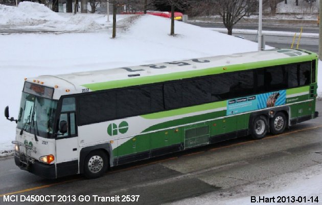 BUS/AUTOBUS: MCI D4500 CT 2013 Go Transit