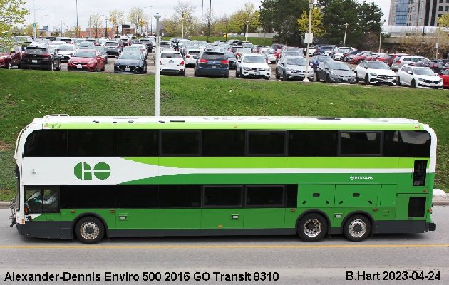 BUS/AUTOBUS: Alexander-Dennis Enviro 500 2016 Go Transit