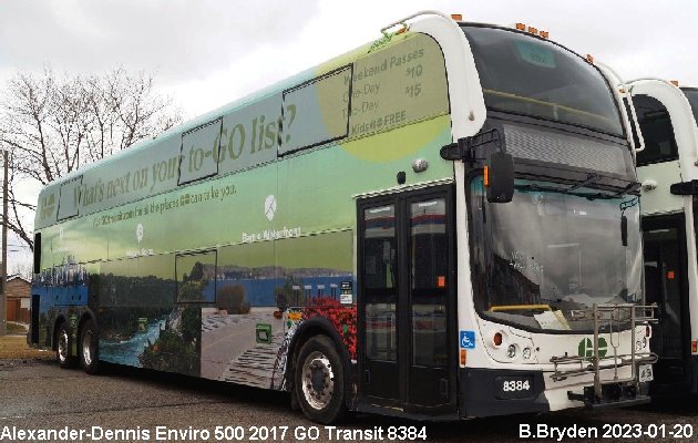 BUS/AUTOBUS: Alexander-Dennis Enviro 500 2017 Go Transit