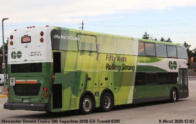 BUS/AUTOBUS: Alexander-Dennis Enviro 500 Superlow 2018 GO Transit