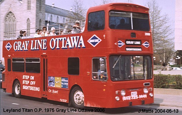 BUS/AUTOBUS: Leyland Titan OP 1975 Gray Line Ottawa