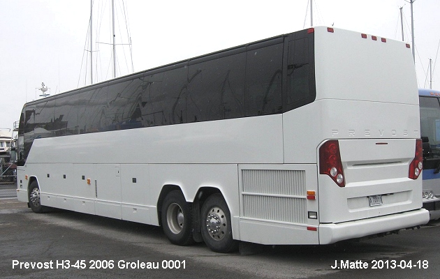 BUS/AUTOBUS: Prevost H3-45 2006 Groleau