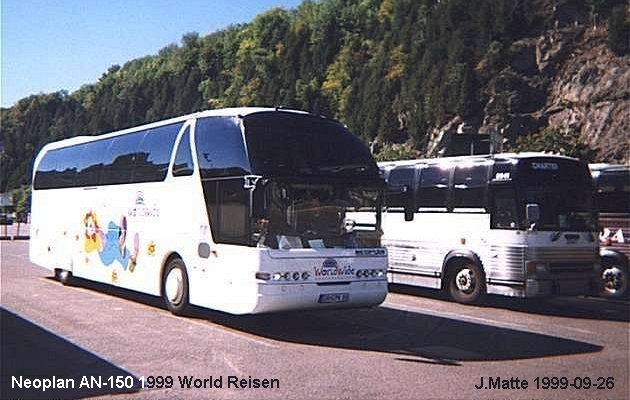 BUS/AUTOBUS: Neoplan AN 150 1999 World Reisen