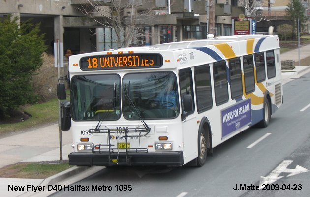 BUS/AUTOBUS: New Flyer D40 2005 Halifax Metro