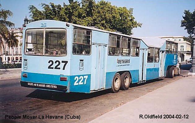 BUS/AUTOBUS: Havane People Mover 1992 Havane